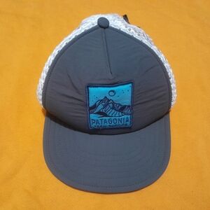 RARE Patagonia Duckbill Shorty Smokies Skyline Mesh Trucker Hat Running Hiking.